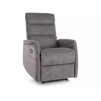 Apsildāms massāžas krēsls SOLON M BREGO tumši pelēks